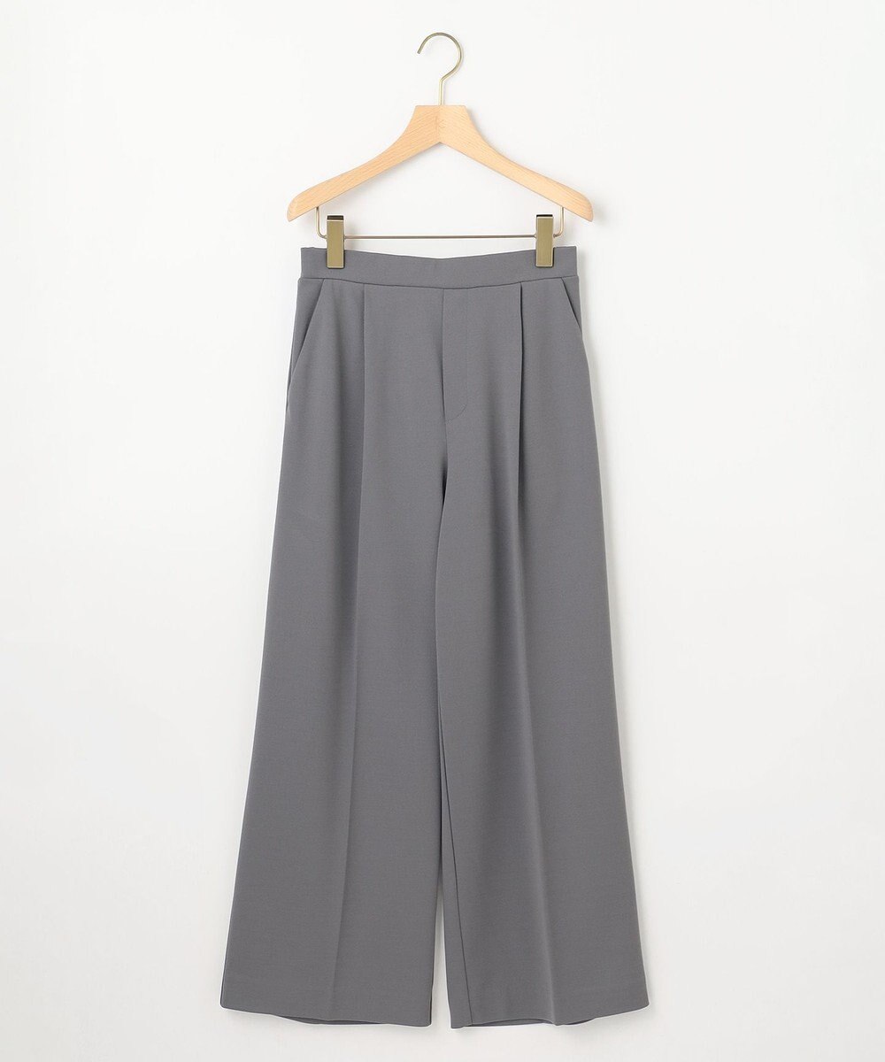 組曲 【WEB限定】ジョーゼットジャージーワイド パンツ 