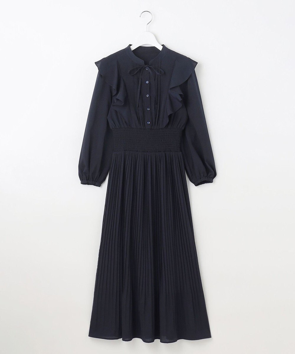 Feroux 【洗える】プリーツ ワンピース 