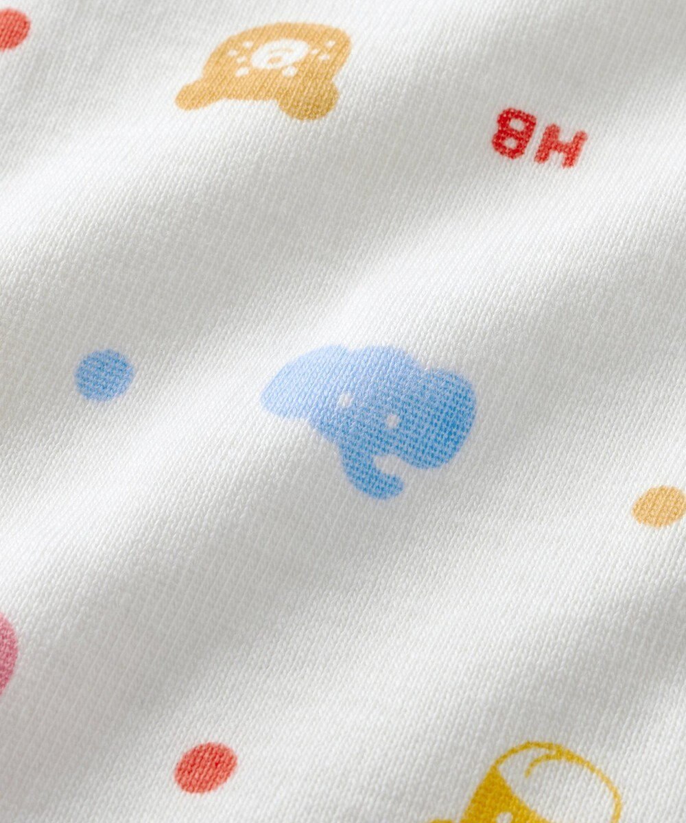 MIKI HOUSE HOT BISCUITS 【60-70cm】 半袖ボディシャツ(前開き) 