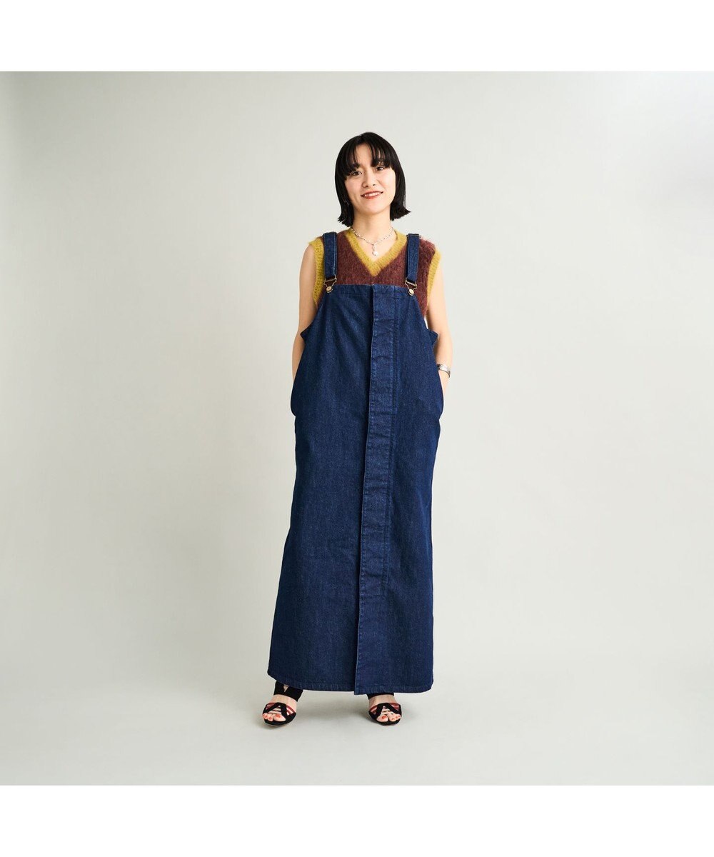 woadblue 【157】DECK OVERALL SKIRT デッキオーバーオールスカート 