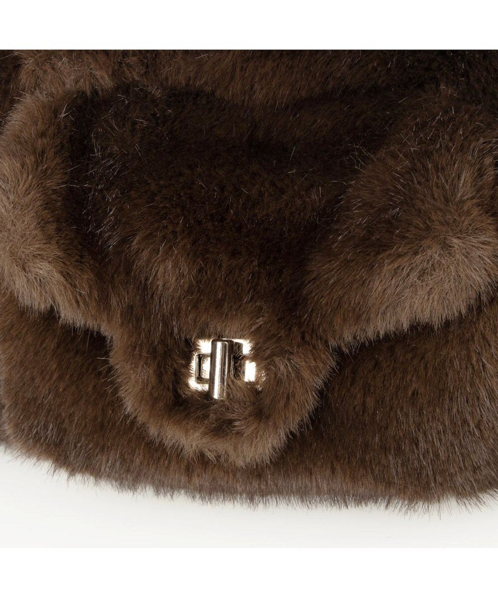 UNBILLION カシュカシュ cachecache / フェイクファーフラップポケット付き2wayショルダー 