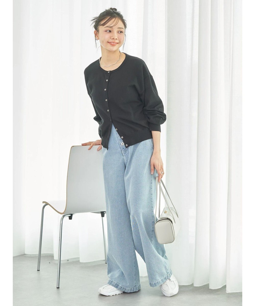 earth music&ecology ＵＶカット加工　ベーシックカーディガン 