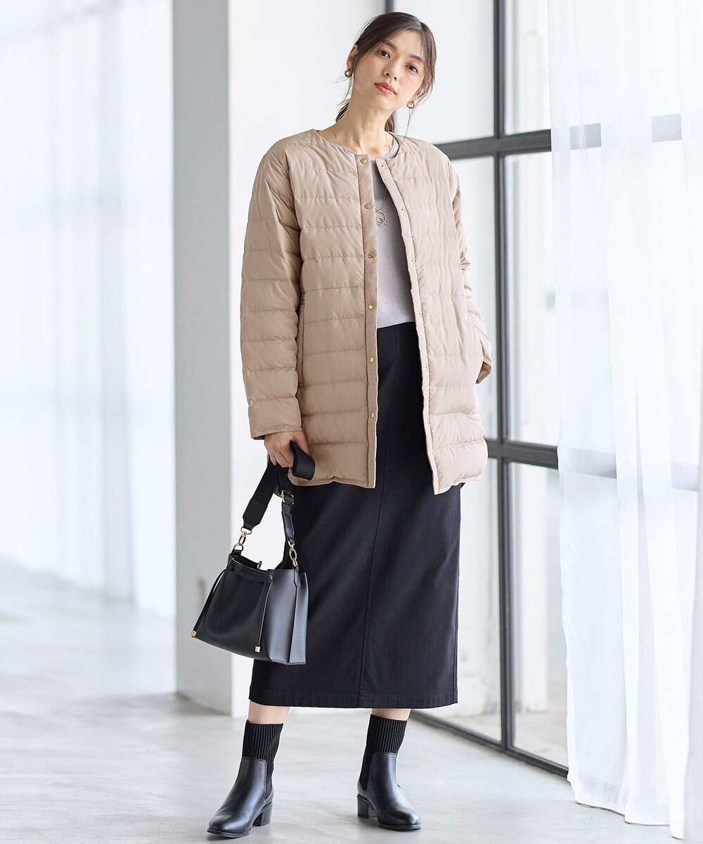 ANY フレンチダウンロングコート 