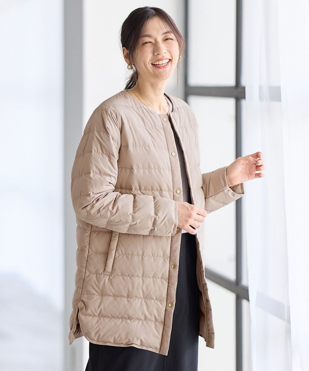 ANY フレンチダウンロングコート 