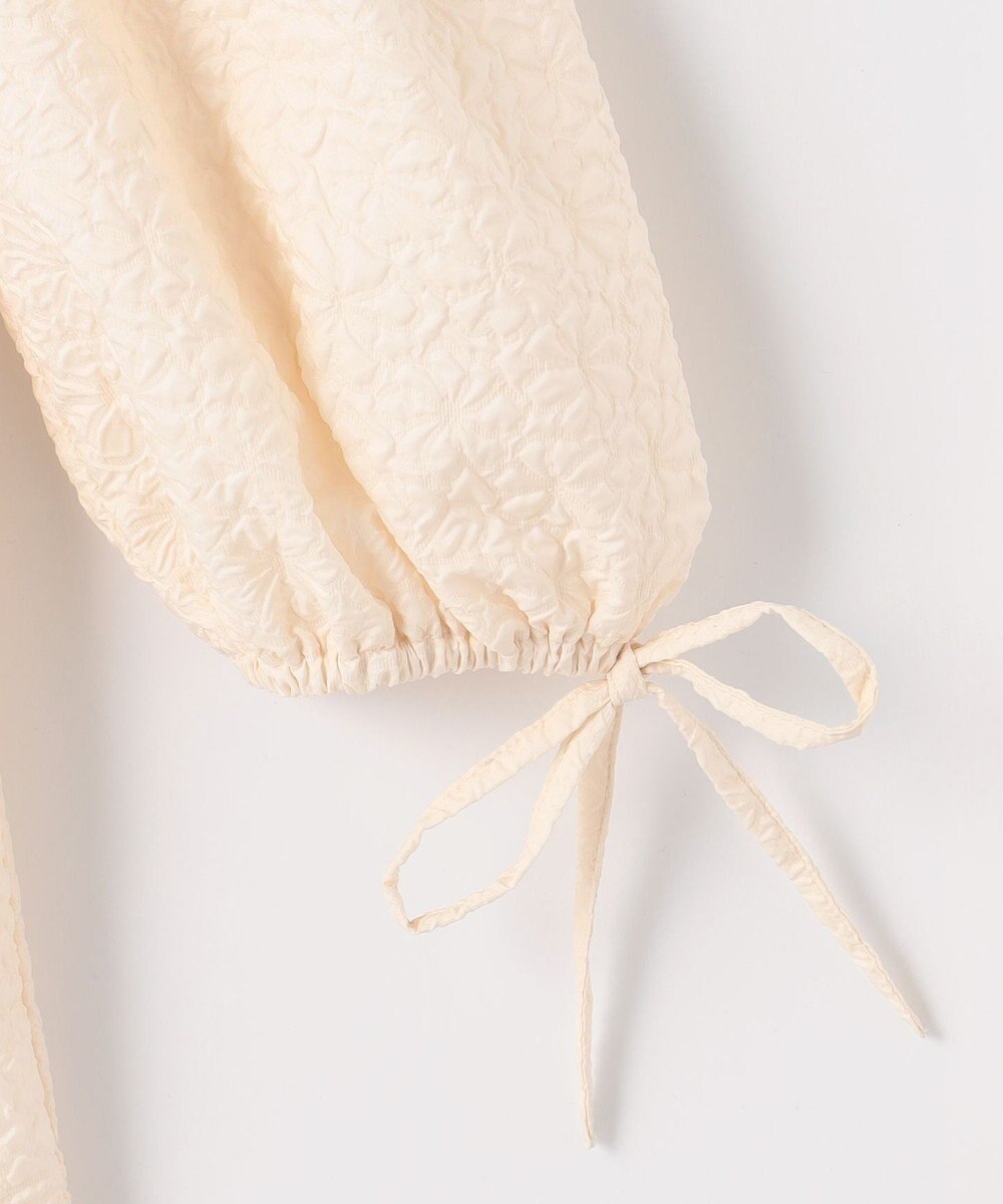 Feroux 【洗える】フクレジャガードチュニック ブラウス 