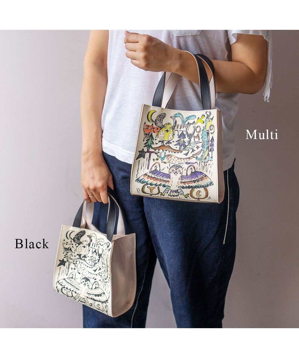 tsumori chisato CARRY ムーンライトアニマル ハンドバッグ ミニバッグ 