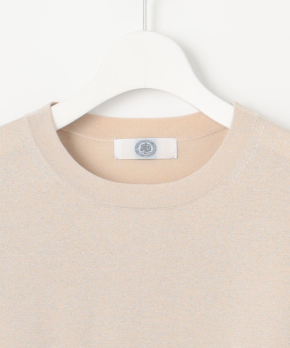 J.PRESS LADIES L 【洗える・抗菌防臭】LUREX ラメ ニットT 