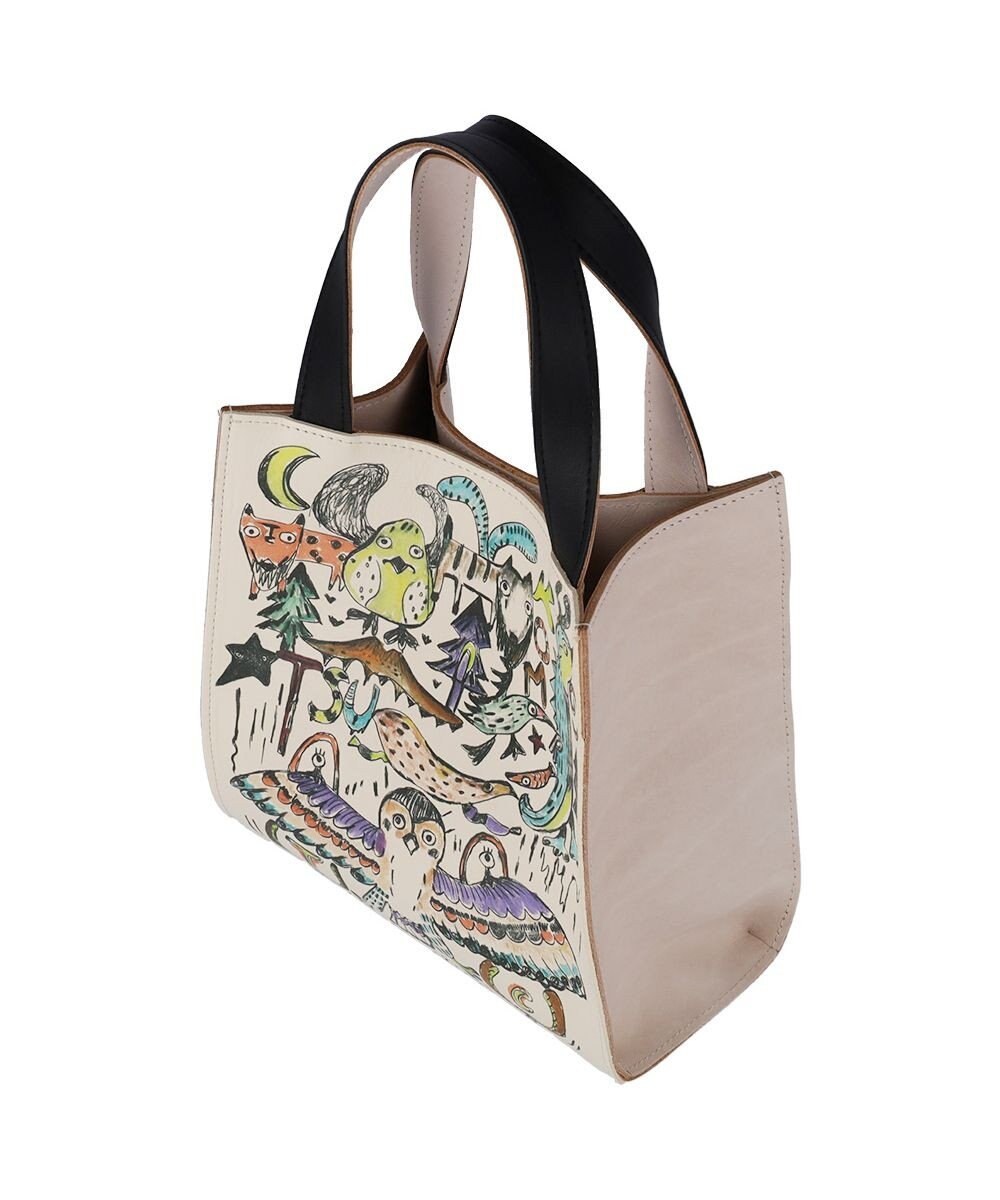 tsumori chisato CARRY ムーンライトアニマル ハンドバッグ ミニバッグ 