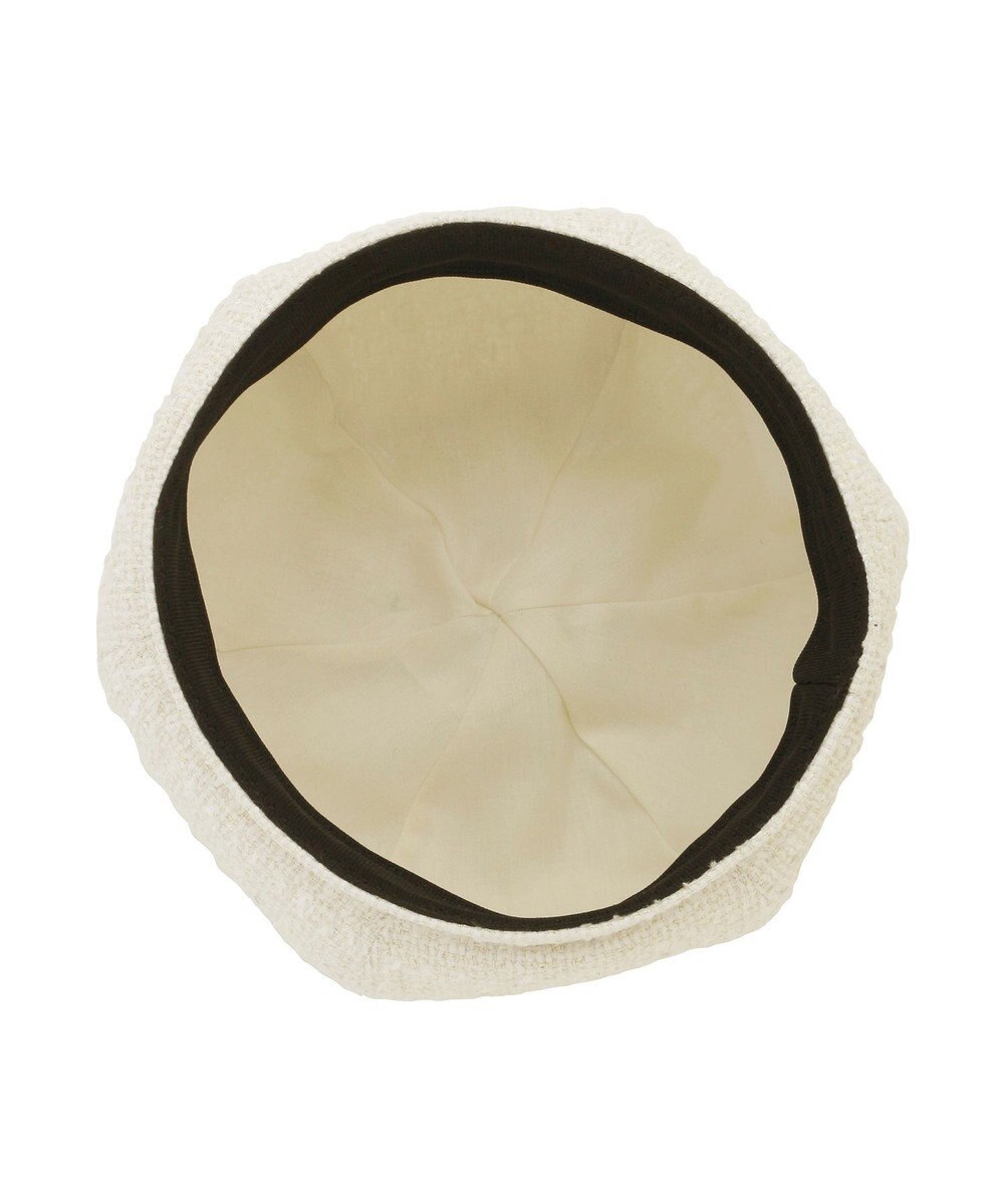 MOONBAT PAUL & JOE ACCESSOIRES ロゴ刺繍ツイードベレー 