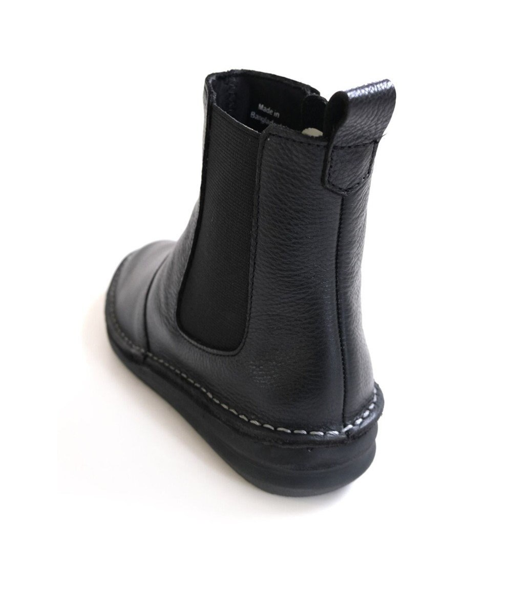 Pointer 本革軽量サイドゴアステッチショートブーツ 