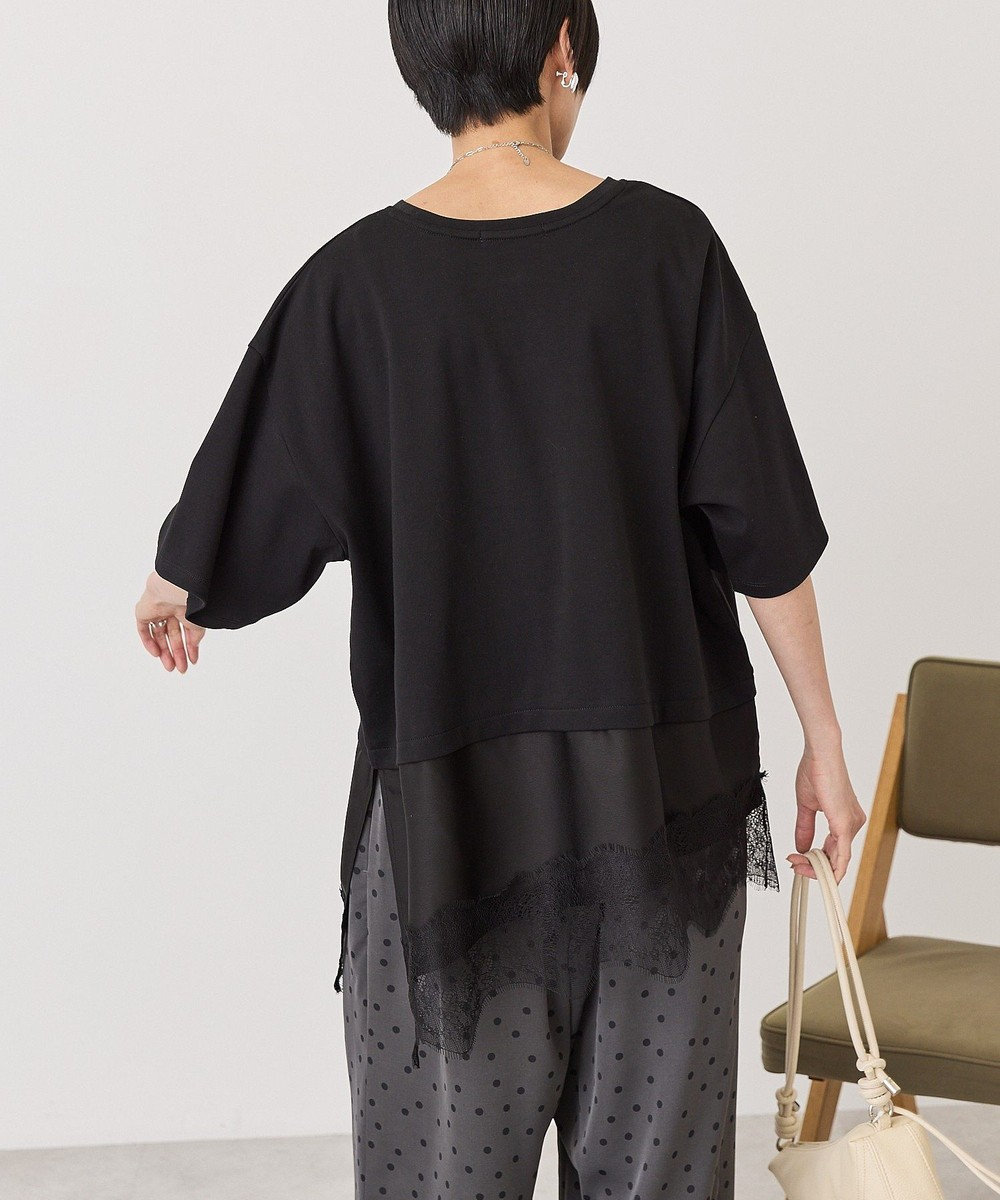 AMERICAN HOLIC レースドッキングＴシャツ 