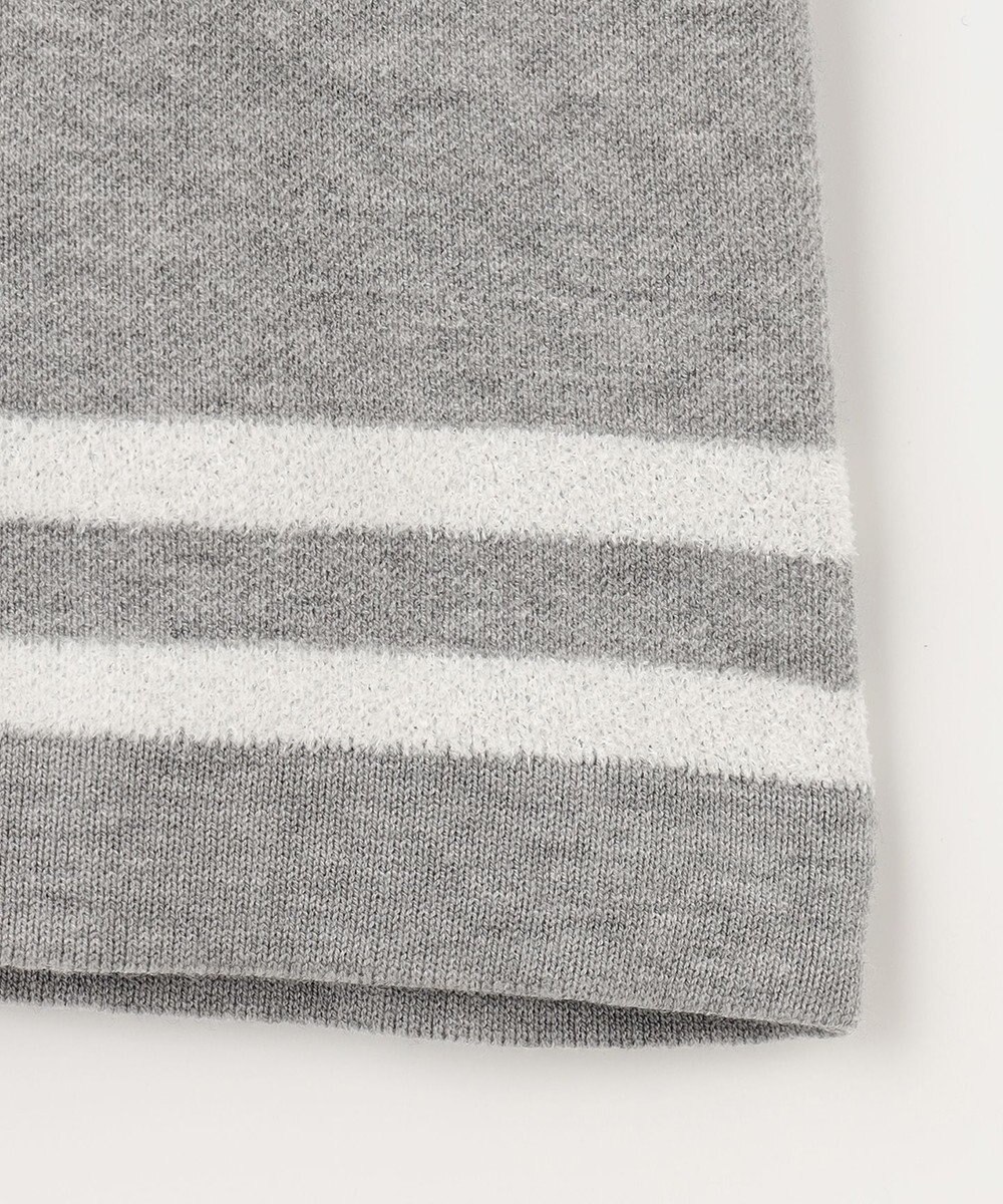 23区GOLF ウォッシャブルで気軽に着られる【WOMEN】モールボーダー ニットスカート 