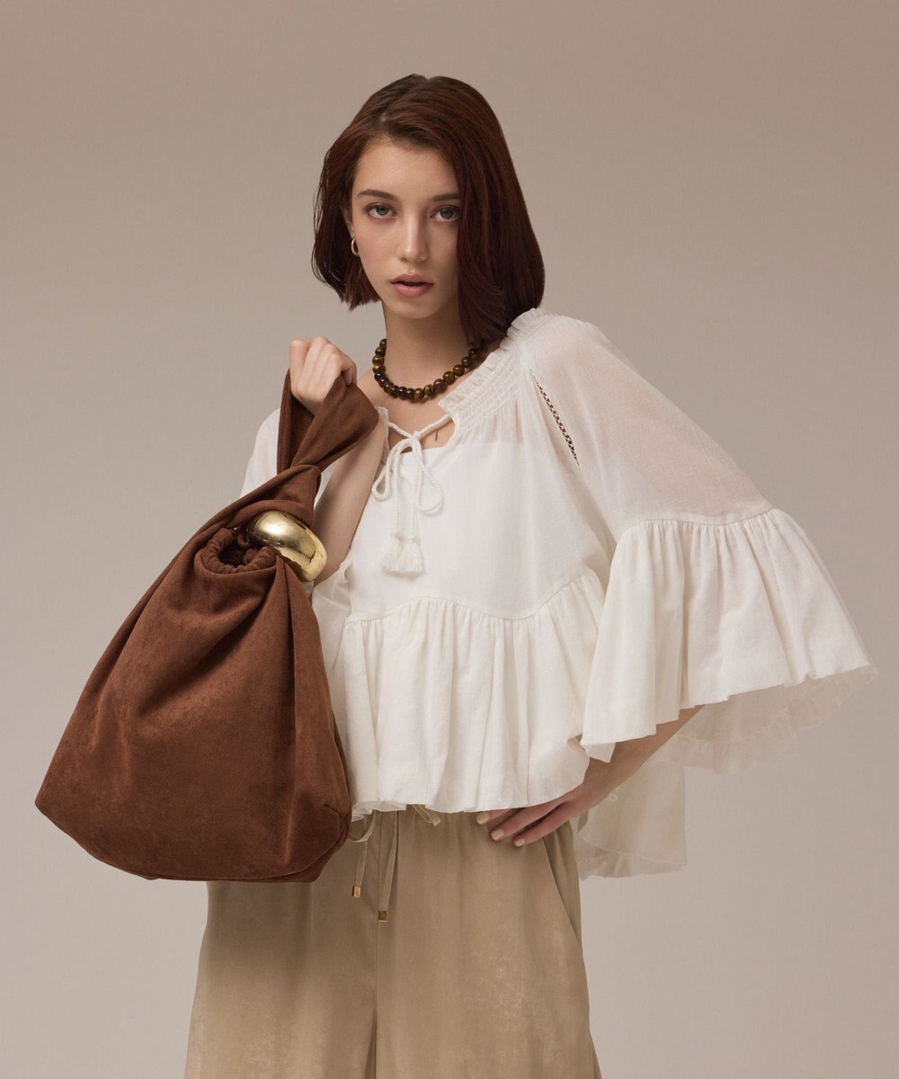 GRACE CONTINENTAL バルーンカフタントップ 