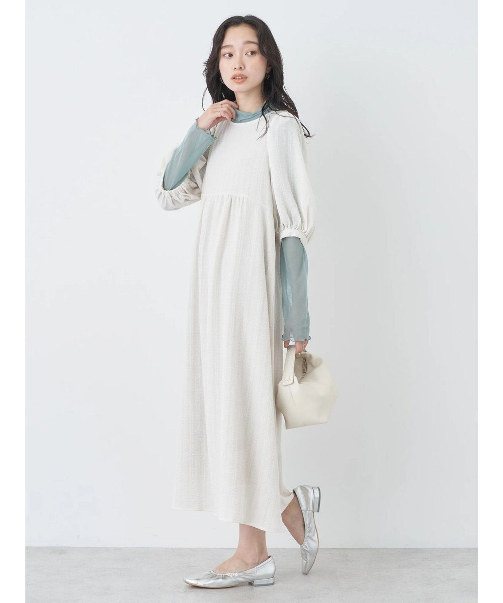 earth music&ecology シアーハイネックメロープルオーバー 