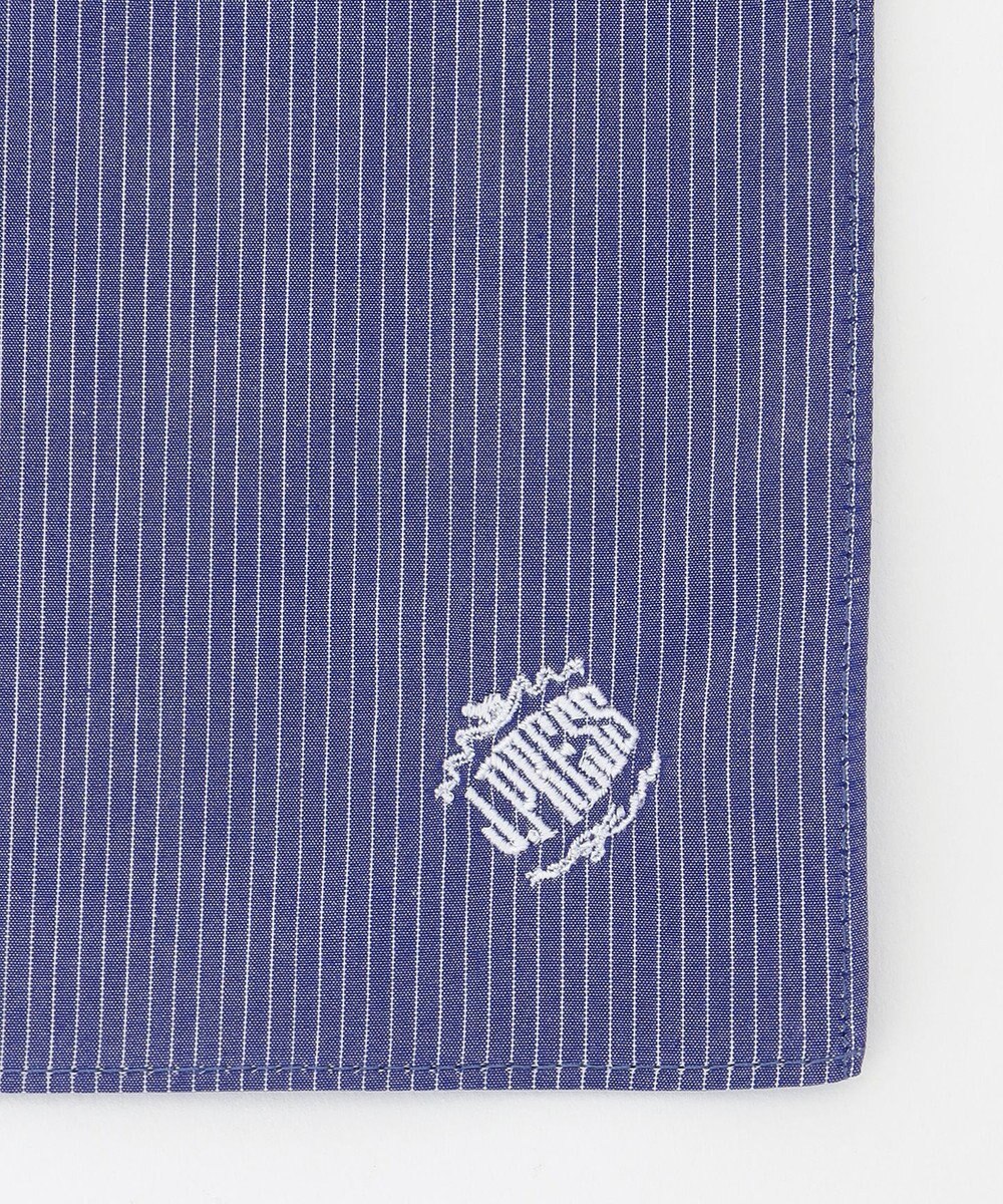 J.PRESS MEN オーバル刺繍ハンカチ/ドレス 