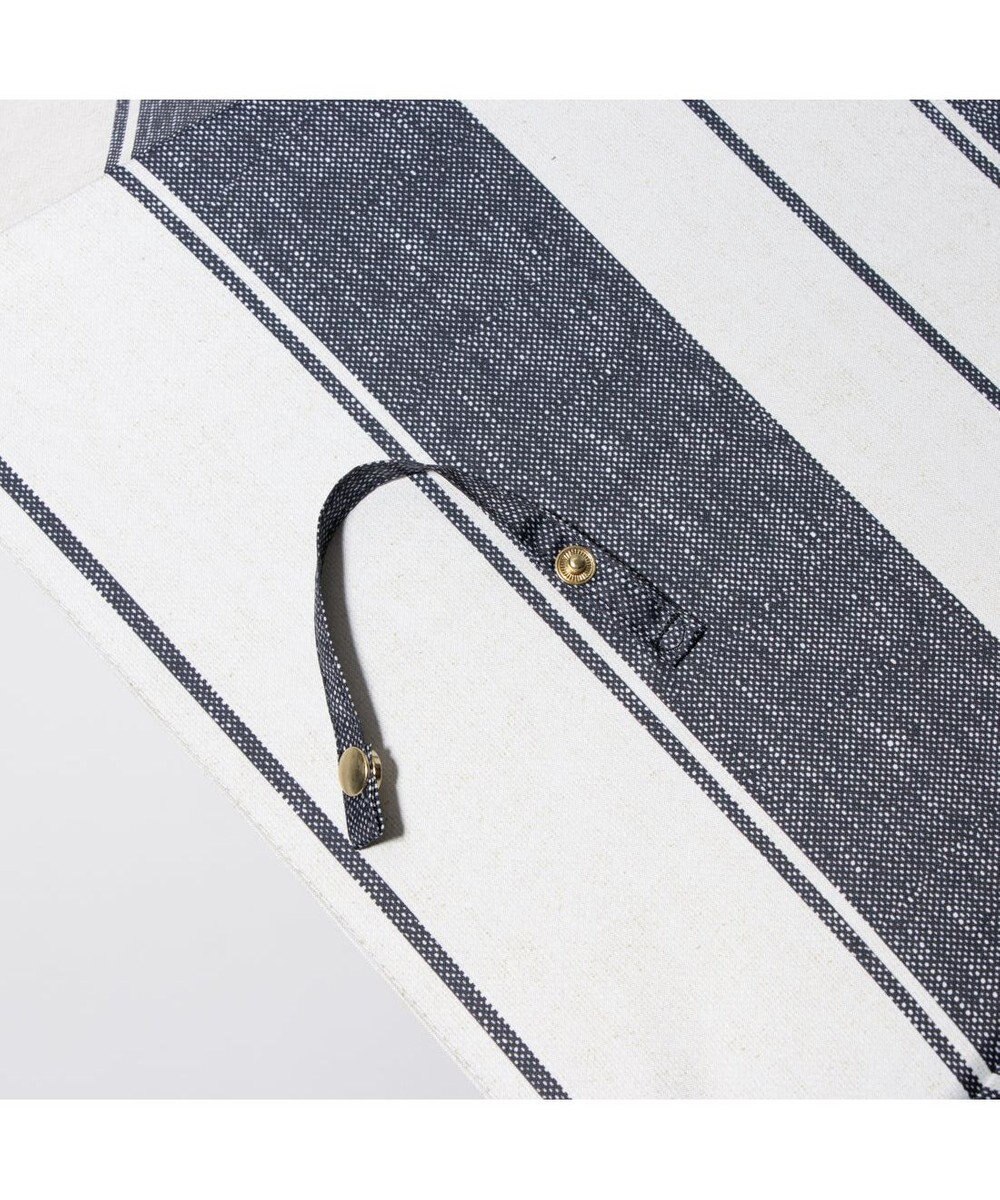 UNBILLION cache nez / 麻調ボーダーバルーンショートパラソル 