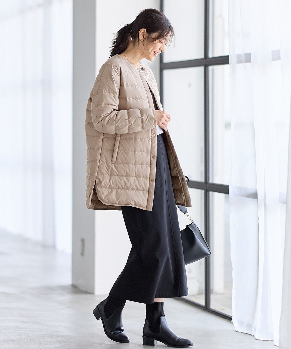 ANY フレンチダウンロングコート 