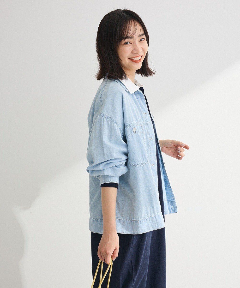 Green Parks シアーデニムシャツＧジャン 