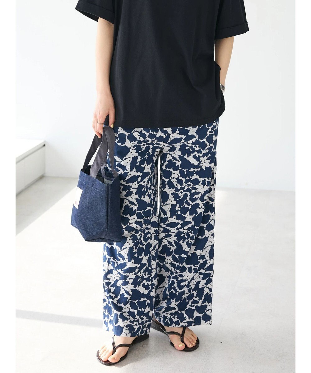 CRAFT STANDARD BOUTIQUE インド綿総柄イージーパンツ 