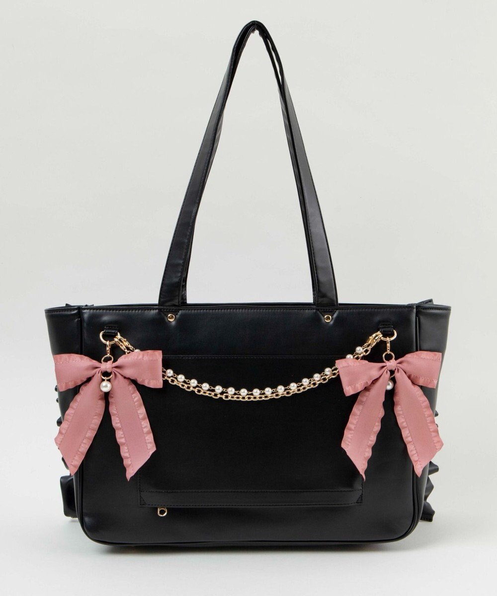 WEGO 【痛バ＆推し活グッズ】きらめきレースアップフリル痛バッグ 