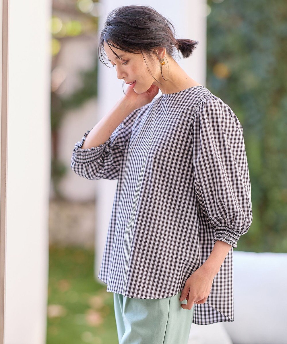 ANY 【UVカット/抗菌防臭/速乾/手洗い可】エニィファンクション ボリュームスリーブシャツ 