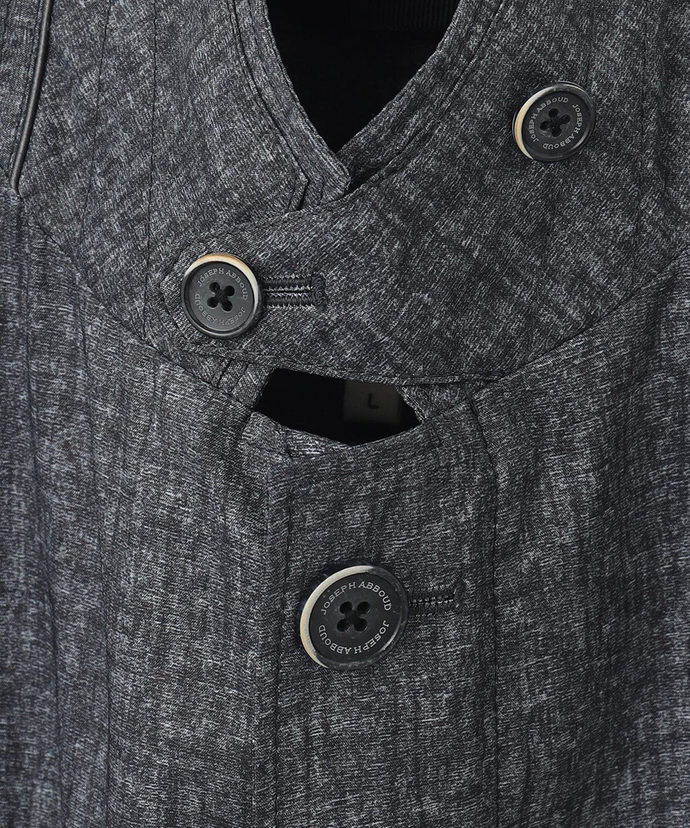 JOSEPH ABBOUD 【キングサイズ・軽量・撥水加工】メランジストレッチジャケットブルゾン 