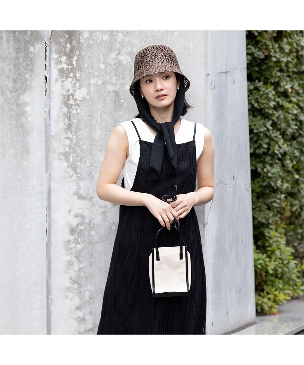 林八百吉商店 un chapeau  スカーフ付きベルハット 