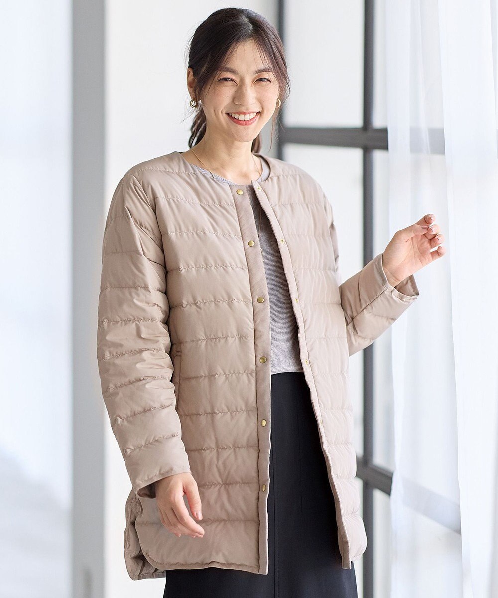 ANY フレンチダウンロングコート 