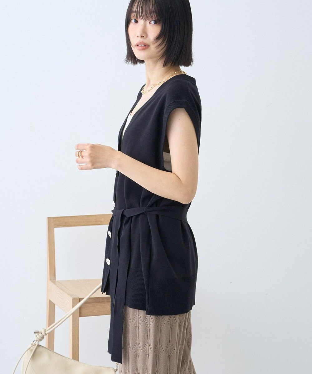 AMERICAN HOLIC 金ボタンニットジレ 