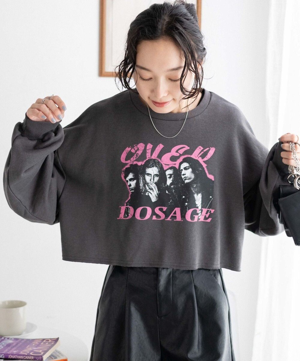 WEGO ヴィンテージライクショートスウェット 