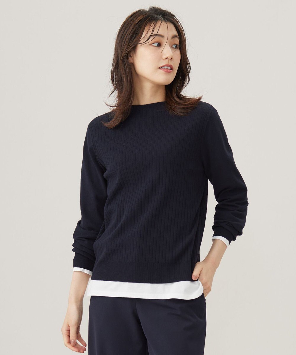 J.PRESS LADIES L 【洗える】VIGODA ニット 