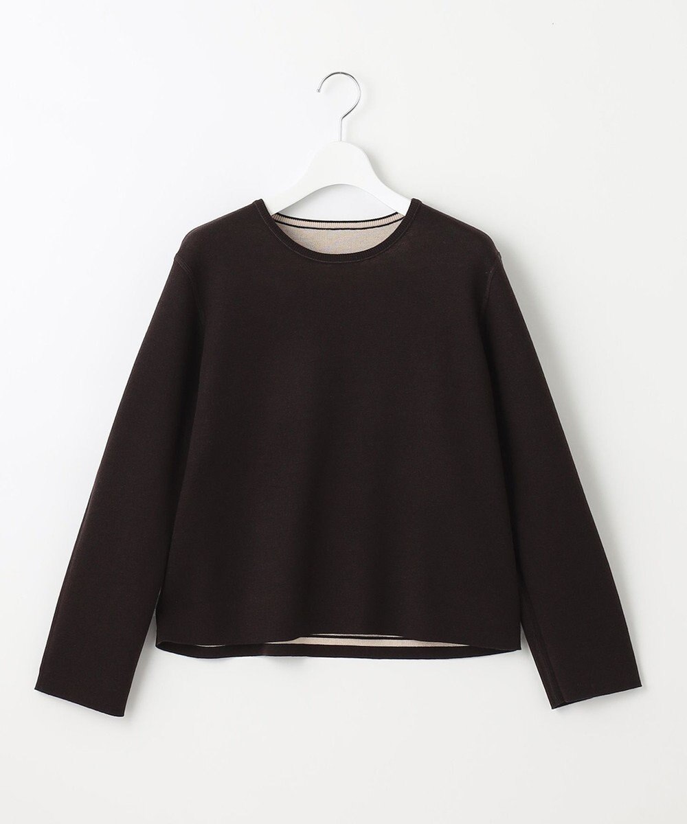 自由区 【ご好評につきWEBのみ新色追加/洗える/マルチウェイ】リバーシブルニット セットアップ 