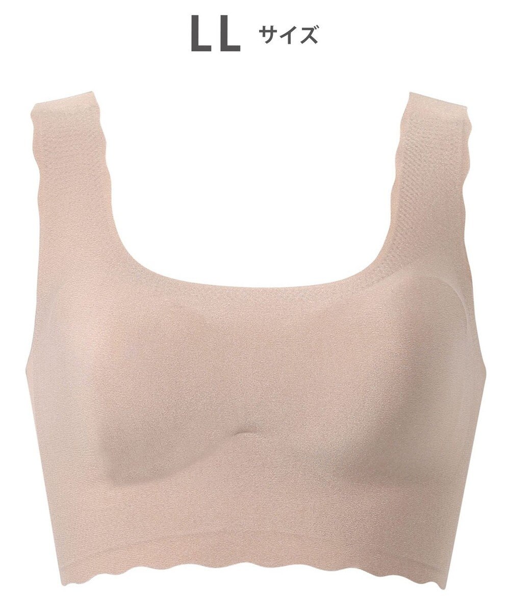 WACOAL 【GOCOCi ゴコチ】 ノンワイヤーブラ ハーフトップ まるでつけていないような着ごこち ムレにくい フラット仕上げ ホックなし CGG510 /ワコール 