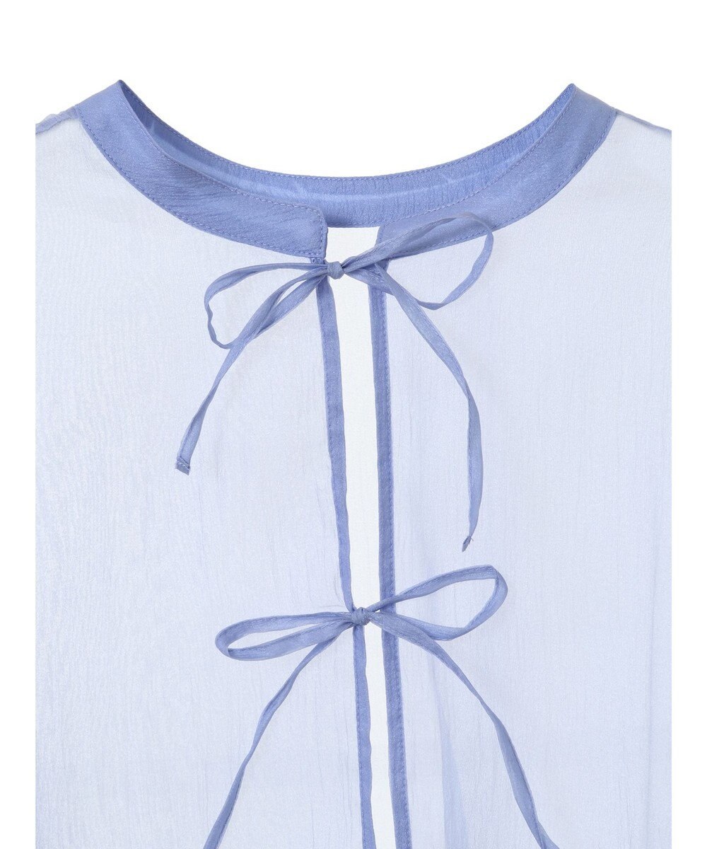 earth music&ecology シアーリボンシャツ 