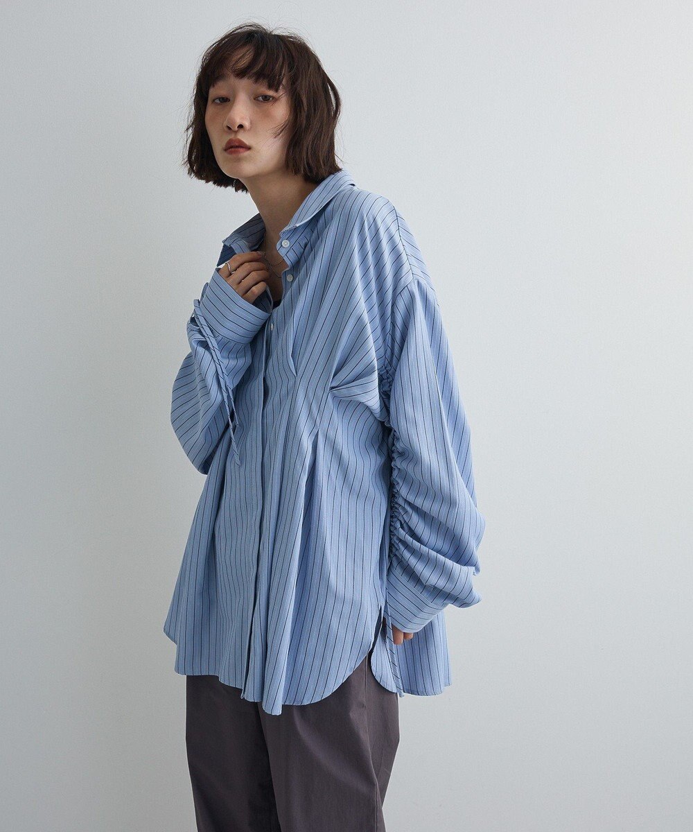 Green Parks ドロストシャーリングウエストタックシャツ 