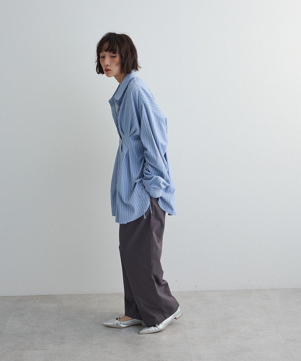 Green Parks ドロストシャーリングウエストタックシャツ 