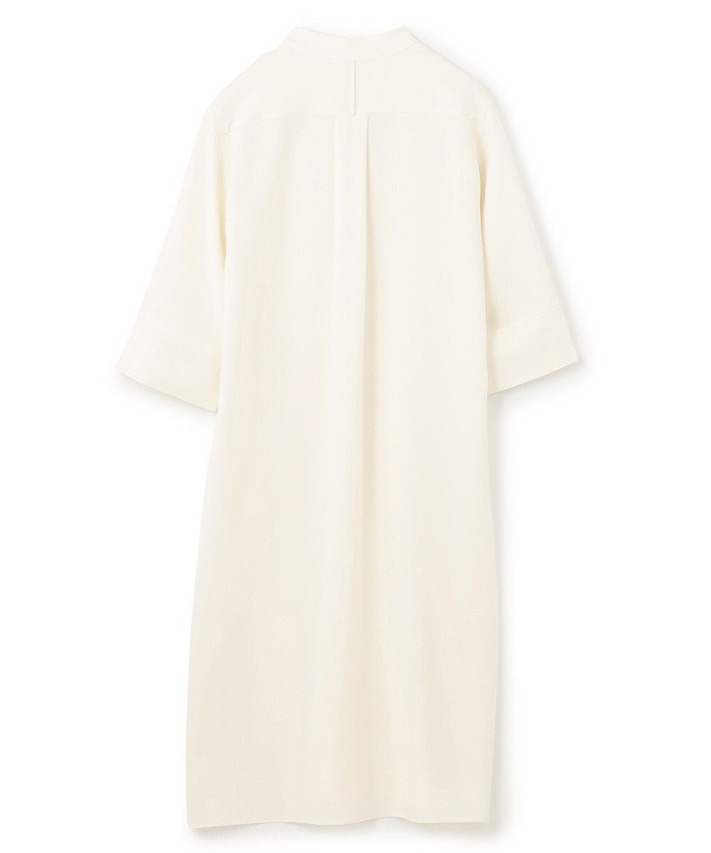 BEIGE， 【洗える】RUE / クロスオーバーVネックワンピース 