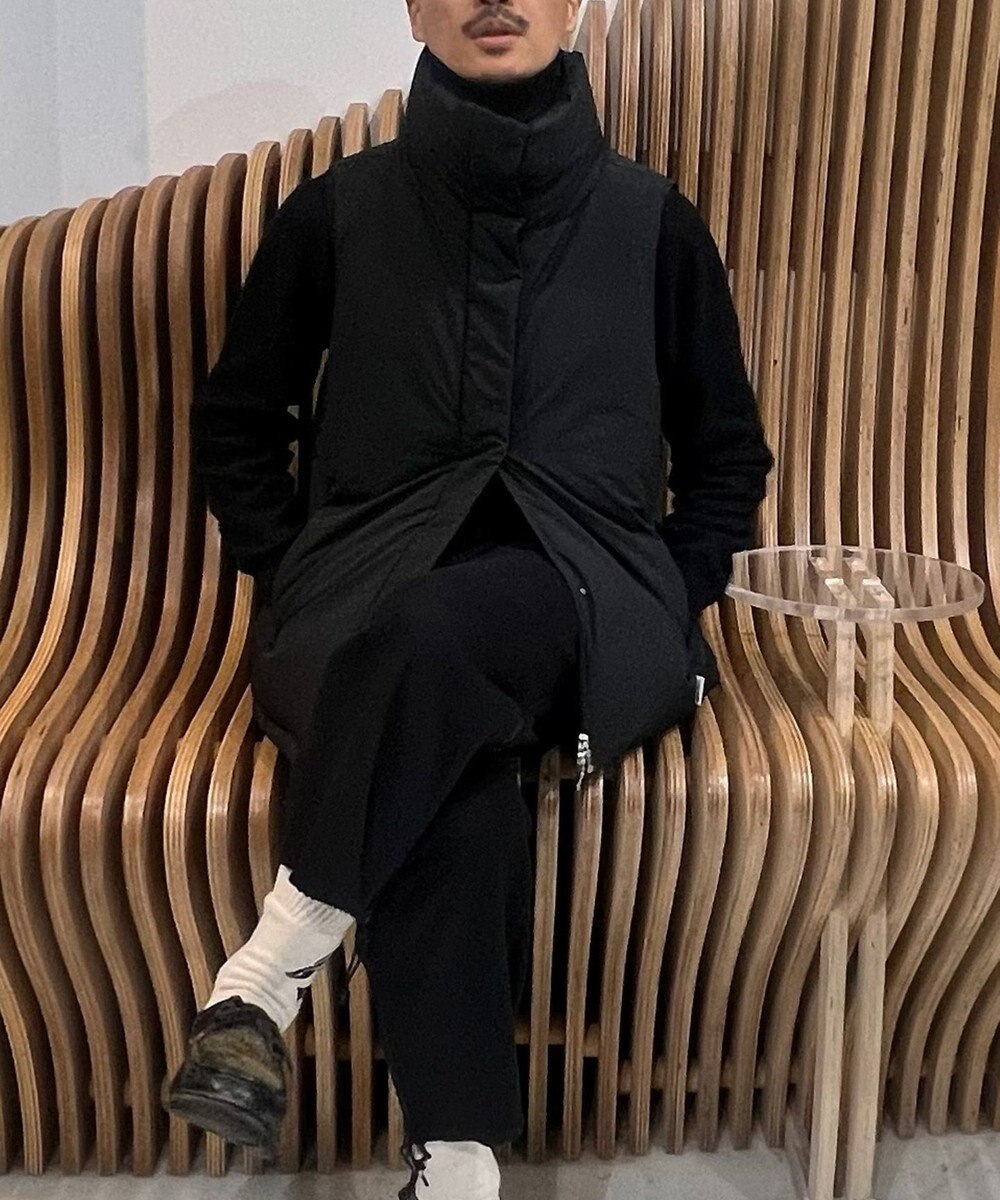 KWD 【日本製/高品質ダウン】STAND COLLAR DOWN VEST ダウンベスト 