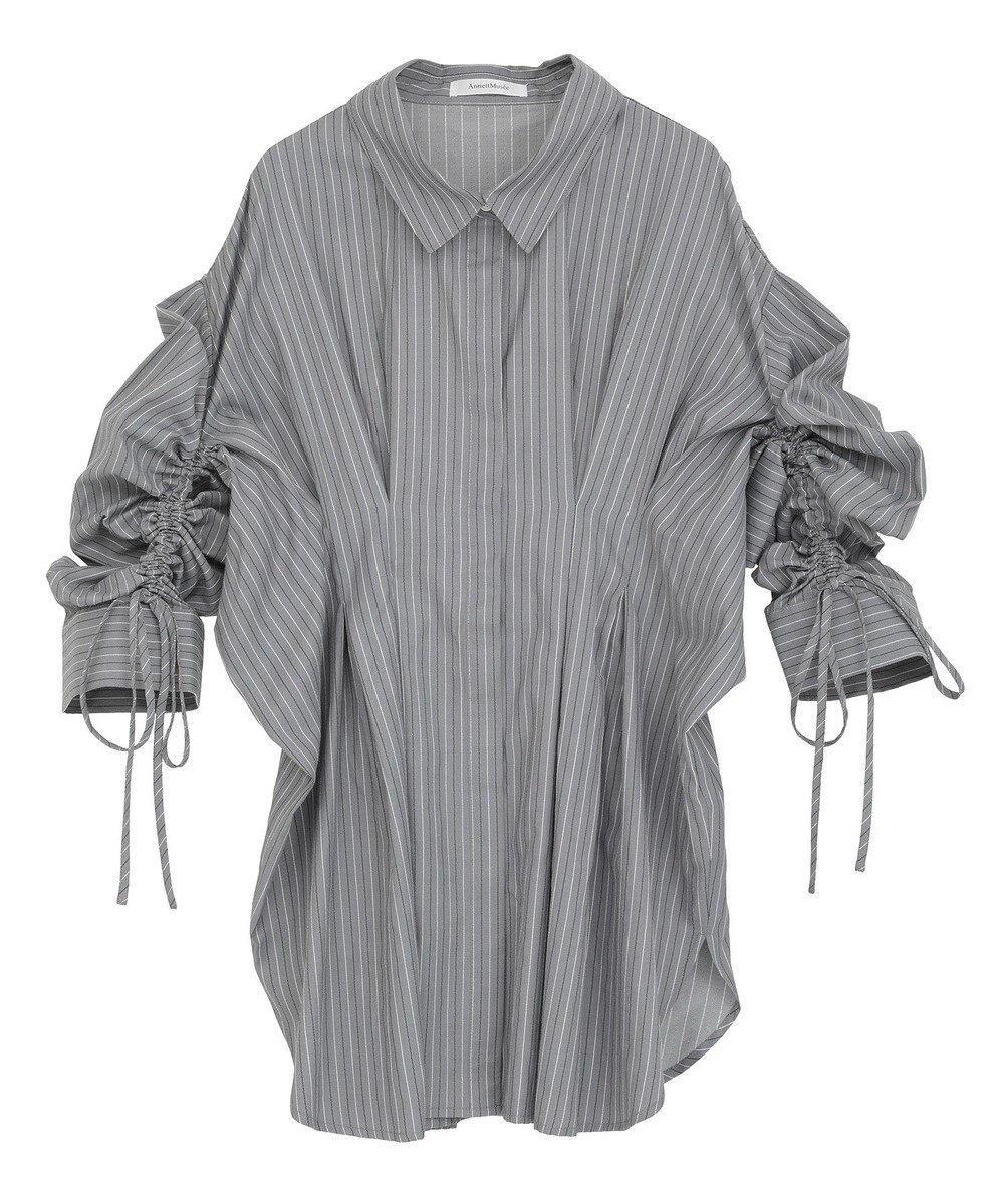 Green Parks ドロストシャーリングウエストタックシャツ 