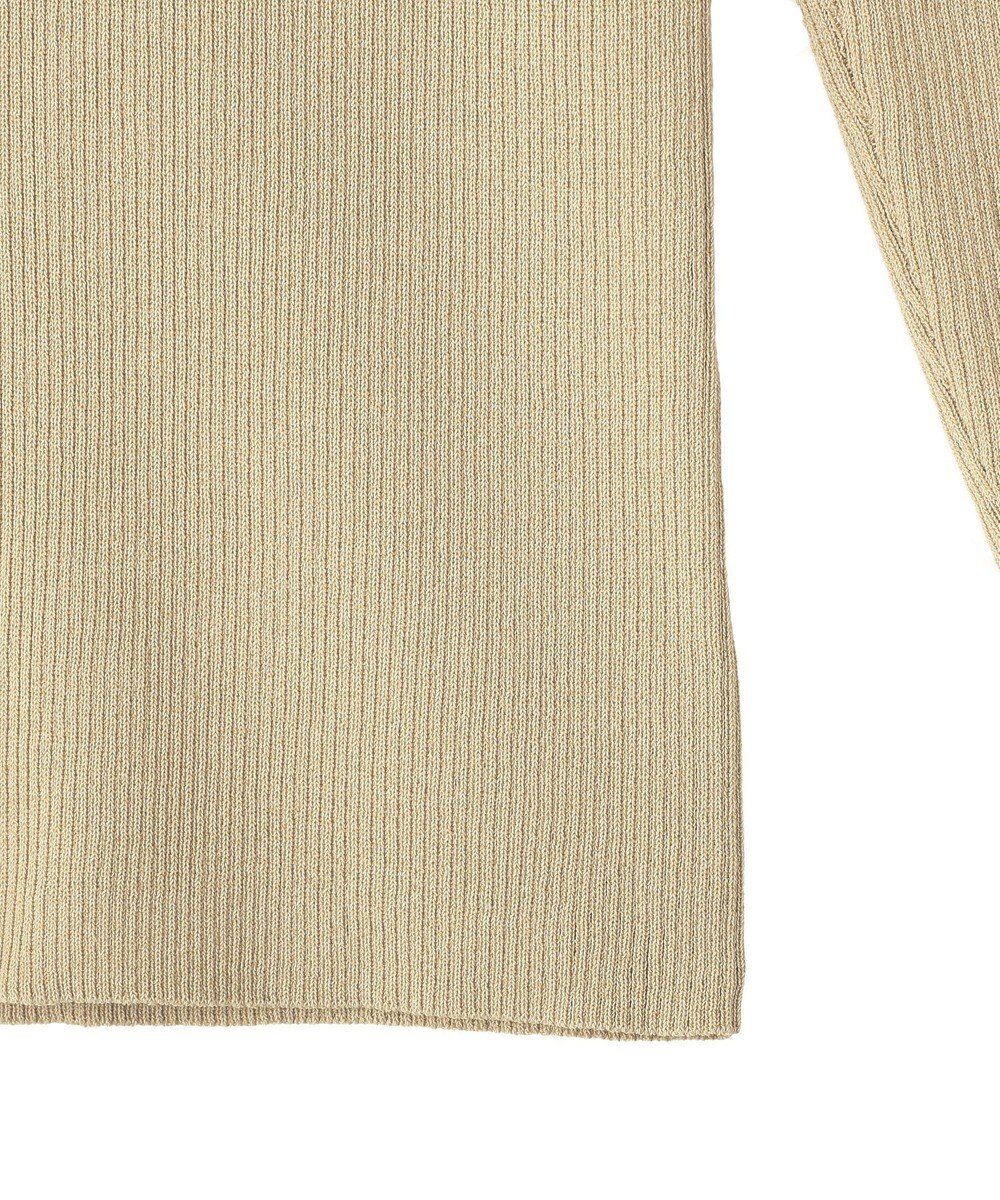 CRAFT STANDARD BOUTIQUE 襟付きコンパクトリブニットカーディガン 