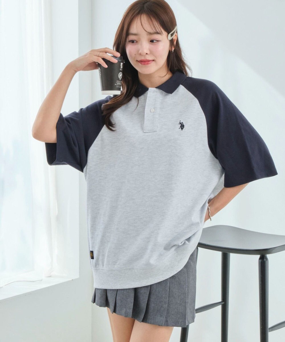 WEGO 【ユニセックス着用ITEM/MLサイズ展開】別注USPOLO　ヘビーウェイトポロT 