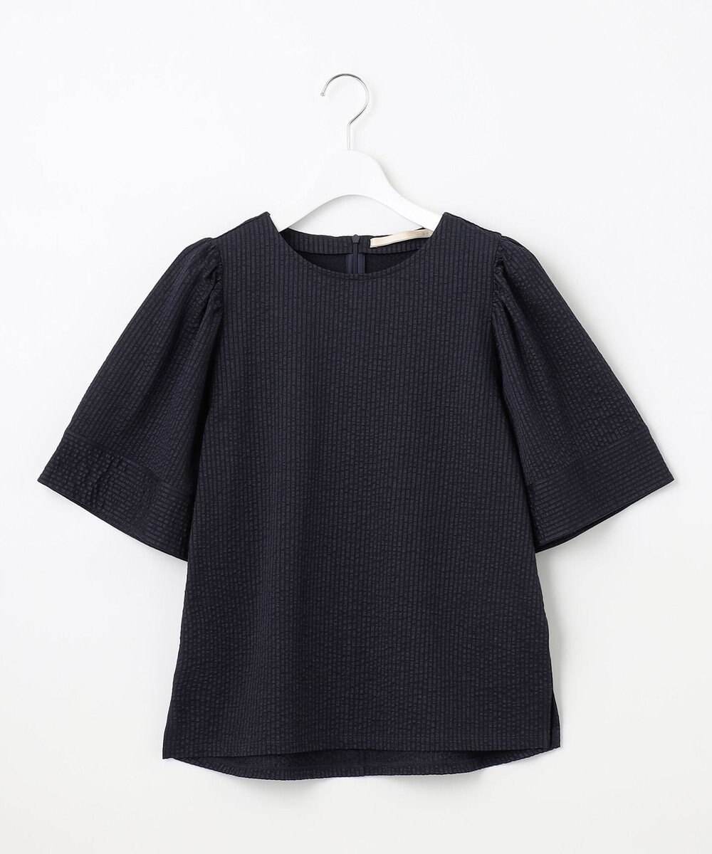 自由区 【WEB限定・洗える・XSサイズあり】シャドウサッカー カットソー 