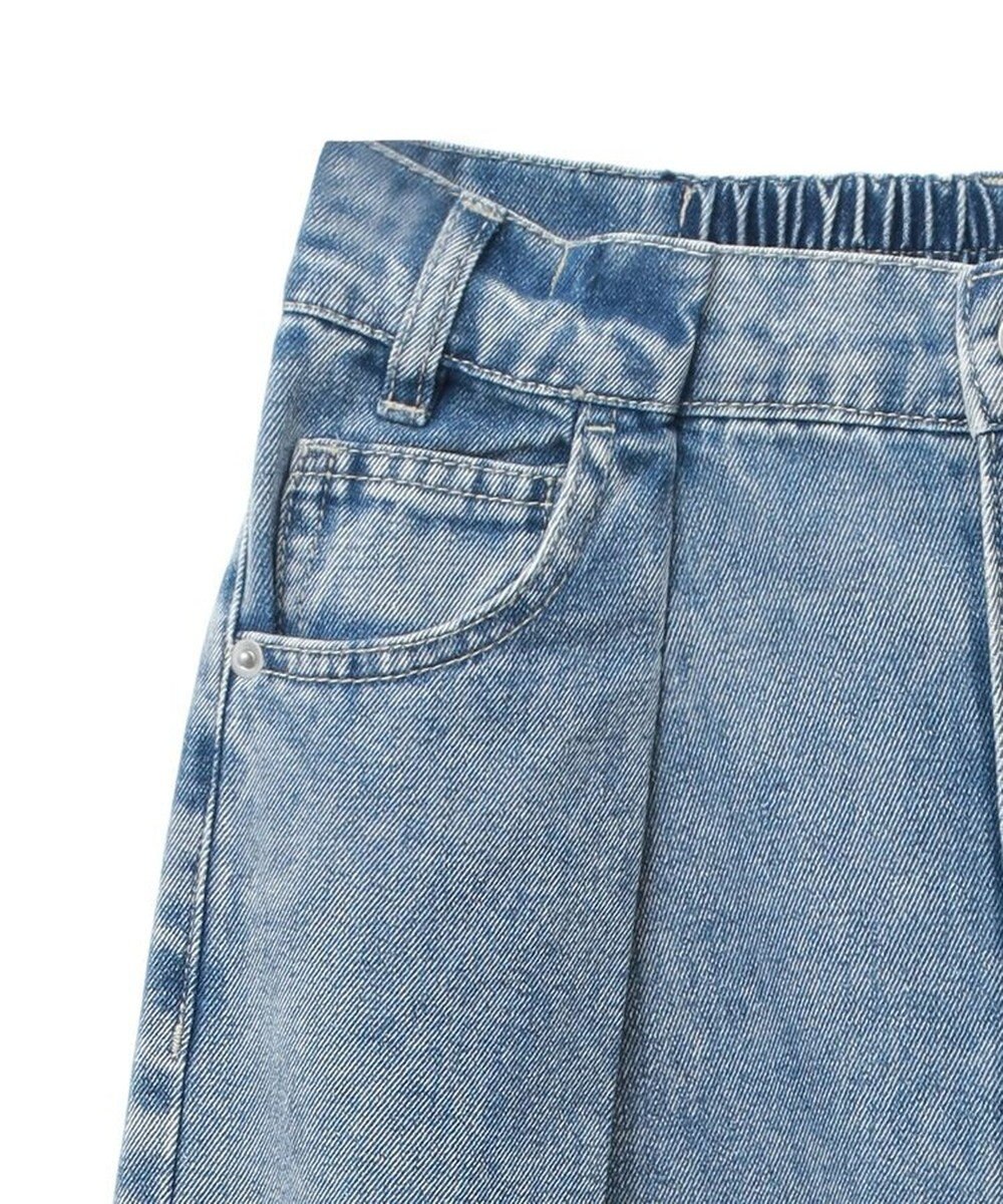 Green Parks ・ＥＬＥＮＣＡＲＥ　ＤＵＥ　デニムタックワイドパンツ 