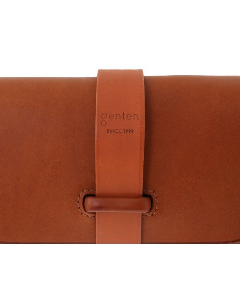 genten サドルベルト ヌオーバ 横型コンパクトショルダーバッグ 