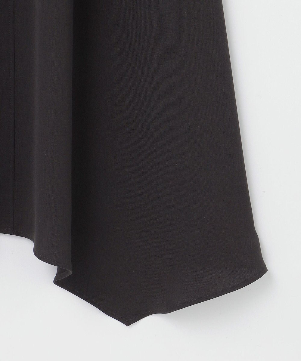 23区 【撥水加工/洗える】キューティクルストレッチツイル イレギュラーヘム ワンピース 