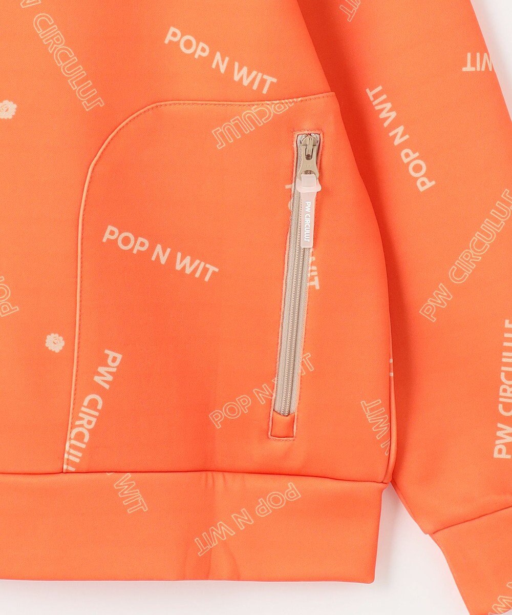 PW CIRCULUS 【 伸縮性あり 】【WOMEN】 LOGO ハーフジッププルオーバー 