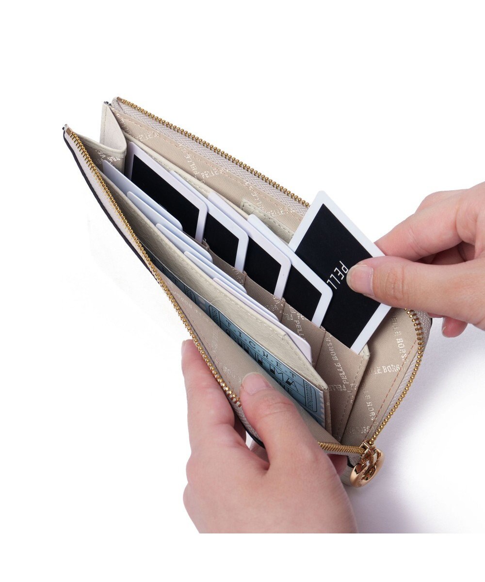 PELLE BORSA L字ファスナーコンパクト長財布 Minato ミナト 3500 