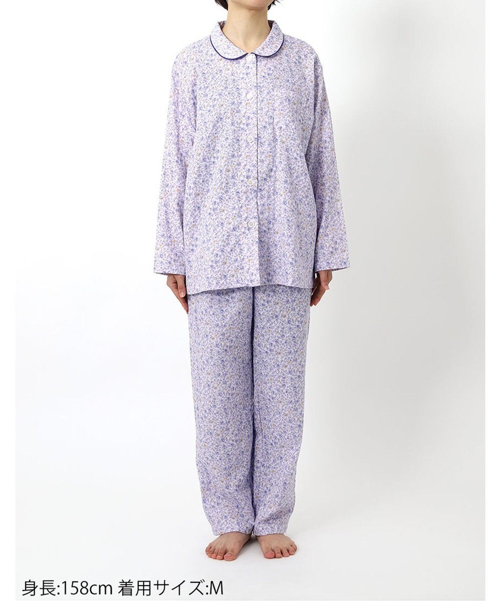 Wing パジャマ 長袖 長ズボン 綿100%(本体) レディース EP5070 ウイング／ワコール 