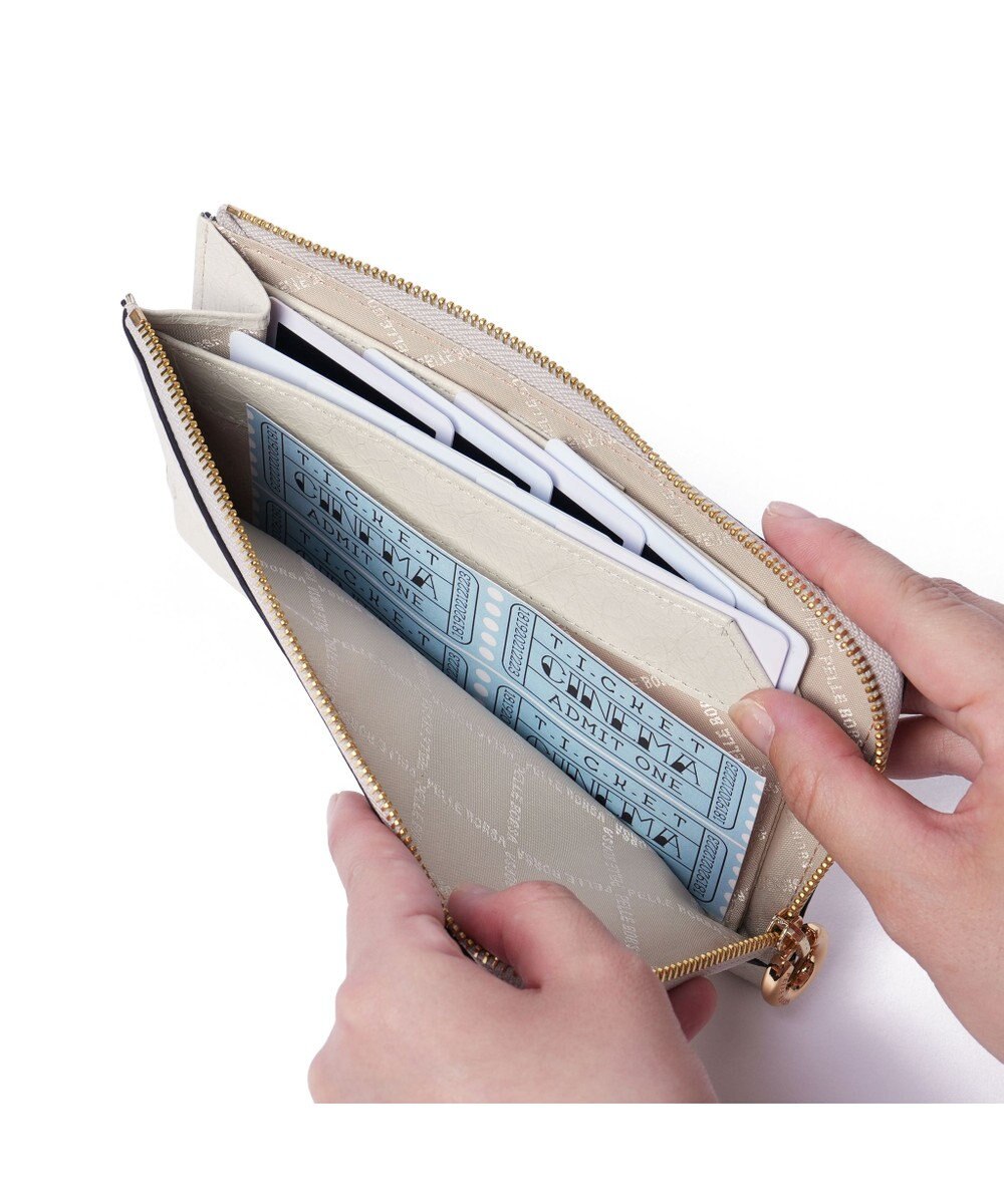 PELLE BORSA L字ファスナーコンパクト長財布 Minato ミナト 3500 