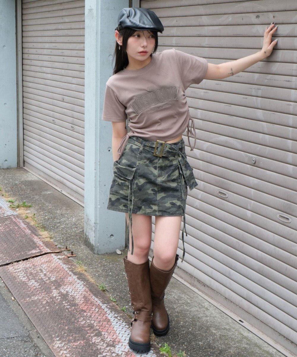 WEGO スプレーロゴドロストちびT 